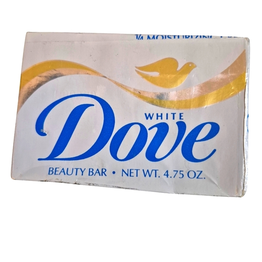Vintage White Dove Moisturizing Cream Facial Beauty Bar Soap 4.75 oz  New Sealed